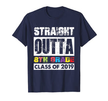 Load image into Gallery viewer, Straight Outta 8Th Grade Shirt Class Of 2019 Graduation Gift
