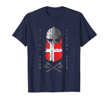Load image into Gallery viewer, Funny shirts V-neck Tank top Hoodie sweatshirt usa uk au ca gifts for Mens Danish Viking T-Shirt Warrior from Denmark I Helmet and Axe 850295
