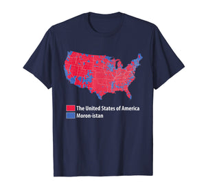 Funny shirts V-neck Tank top Hoodie sweatshirt usa uk au ca gifts for USA Election 2016 Results Map DonaldTrump T Shirt 1333181