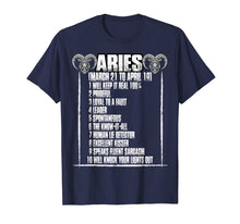 Load image into Gallery viewer, Funny shirts V-neck Tank top Hoodie sweatshirt usa uk au ca gifts for Aries Will Keep It Real T Shirt, I&#39;m An Aries T Shirt 1953969
