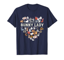 Load image into Gallery viewer, Funny shirts V-neck Tank top Hoodie sweatshirt usa uk au ca gifts for Crazy Bunny Lady Rabbit Lover Funny Cute Shirt Gift 243646
