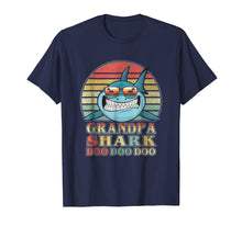 Load image into Gallery viewer, Funny shirts V-neck Tank top Hoodie sweatshirt usa uk au ca gifts for Vintage Grandpa Shark T-Shirt Doo Doo - Family Gift T-Shirt 803301
