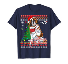 Load image into Gallery viewer, Funny shirts V-neck Tank top Hoodie sweatshirt usa uk au ca gifts for Ugly Christmas Sweater Saint Bernard Dog T-Shirt 1556567

