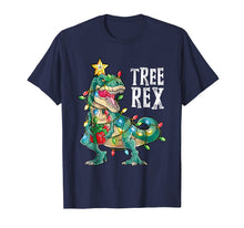 Load image into Gallery viewer, Christmas Shirts For Boys Kids Dinosaur Tree Rex Pajamas Men
