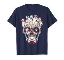 Load image into Gallery viewer, Funny shirts V-neck Tank top Hoodie sweatshirt usa uk au ca gifts for Pitbull Mom Sugar Skull Shirt- Funny Gothic Dog Mom Dad Gift 181042
