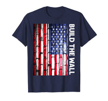 Load image into Gallery viewer, Funny shirts V-neck Tank top Hoodie sweatshirt usa uk au ca gifts for Build The Wall T-Shirt American Flag Map All Welcome 1920051
