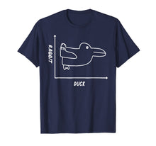 Load image into Gallery viewer, Duck Rabbit Graph Shirt - Fun Math Teacher Easter Tee Shirt T-Shirt-569751
