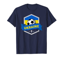 Load image into Gallery viewer, Ukraine Soccer T Shirt Ukrainian Team Ball Flag Gift 2020 T-Shirt-3201705
