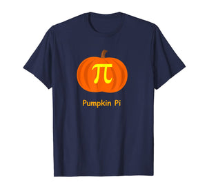 Pumpkin Pi Halloween math geek design T-Shirt