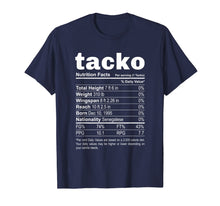 Load image into Gallery viewer, Tacko Nutrition Facts Label Funny Boston Basketball T-Shirt
