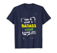 Load image into Gallery viewer, Funny shirts V-neck Tank top Hoodie sweatshirt usa uk au ca gifts for This Is What a Badass Vegan Looks Like Eat Veganism Food T-Shirt 459262
