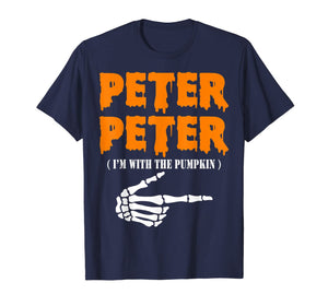 Peter Peter Pumpkin Eater Couples Pumpkin Halloween Costume T-Shirt
