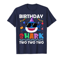 Load image into Gallery viewer, 2nd Birthday Boy Shark Matching Party Gifts for Kids Shirt-252879

