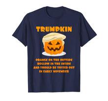 Load image into Gallery viewer, Trumpkin funny anti-trump pumpkin joke T-Shirt
