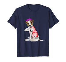 Load image into Gallery viewer, Women Gifts Jack Russell Terrier Dog Tattoo I Love Mom T-Shirt-990657
