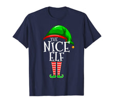 Load image into Gallery viewer, The Nice Elf Group Matching Family Christmas Gifts Funny T-Shirt
