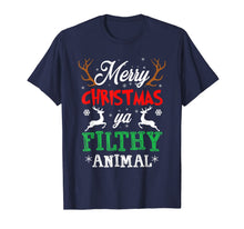 Load image into Gallery viewer, Funny shirts V-neck Tank top Hoodie sweatshirt usa uk au ca gifts for Funny Alone At Home Movies Merry Christmas You Filty Animal T-Shirt 84348
