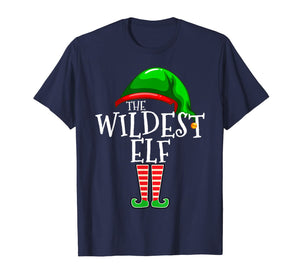 The Wildest Elf Group Matching Family Christmas Gift Holiday T-Shirt