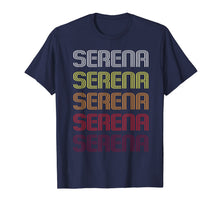 Load image into Gallery viewer, Serena Retro Wordmark Pattern - Vintage Style T-Shirt T-Shirt
