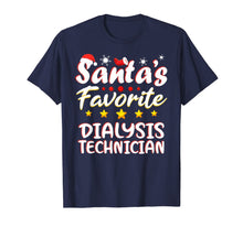 Load image into Gallery viewer, Funny shirts V-neck Tank top Hoodie sweatshirt usa uk au ca gifts for Santa&#39;s Favorite Dialysis Technician Christmas Xmas gift T-Shirt 1328547
