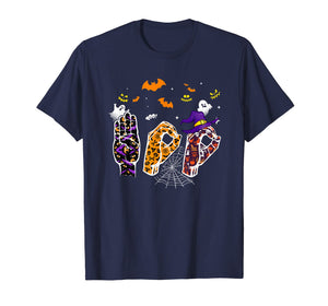 Pride ASL Boo Halloween costume tee, funny Sign Language T-Shirt