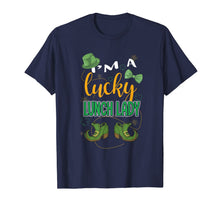 Load image into Gallery viewer, I'm A Lucky Lunch Lady Leprechaun Funny St Patricks Day Gift T-Shirt-4090622
