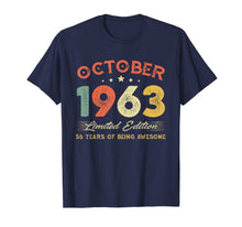 Load image into Gallery viewer, October 1963 56 Years Old Vintage 56th Birthday Gifts T-Shirt
