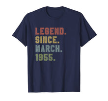 Load image into Gallery viewer, Legend Since March 1955 65th Birthday 65 Years Old Gifts T-Shirt-808013
