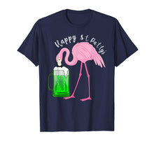 Load image into Gallery viewer, Funny Flamingo Happy St. Patty's Day Tshirt St Patricks Beer-513890
