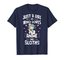 Load image into Gallery viewer, Anime And Sloths Gifts for Daughter and Girls T-Shirt-3204312
