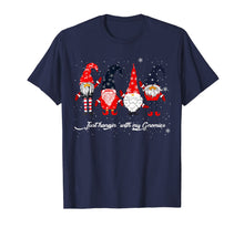 Load image into Gallery viewer, Funny shirts V-neck Tank top Hoodie sweatshirt usa uk au ca gifts for Just Hangin&#39; With My Gnomies Funny ugly Sweater Christmas T-Shirt 625253
