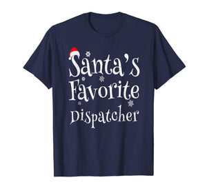 Santa's Favorite Dispatcher Perfect Christmas Gift T-Shirt