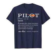 Load image into Gallery viewer, Pilot Definition Shirt who lover Funny Airplane aircraft
