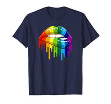 Load image into Gallery viewer, LGBT Rainbow Lip Gay Pride T-Shirt-860618
