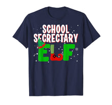 Load image into Gallery viewer, School Secretary Elf Funny Christmas Matching Group Gifts T-Shirt
