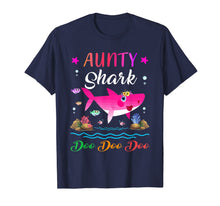 Load image into Gallery viewer, Aunty Shark Doo Doo Shirt Matching Family Shark T-Shirt 125066
