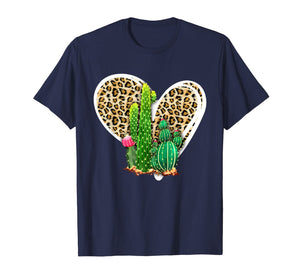 Leopard Heart Cactus Valentine's Day Gifts For Women TShirt652585