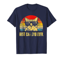 Load image into Gallery viewer, Mens Best Cat Dad Ever T-Shirt Funny Cat Dad Father T-Shirt-1469806
