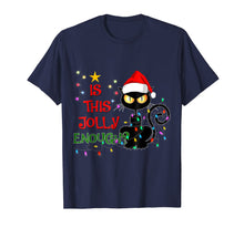 Load image into Gallery viewer, Funny shirts V-neck Tank top Hoodie sweatshirt usa uk au ca gifts for Black Cat Christmas Tree Is This Jolly Enough Cat Light Gift T-Shirt 1161210
