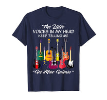 Load image into Gallery viewer, The little voices in my head keep telling me get more guitar T-Shirt-2501242
