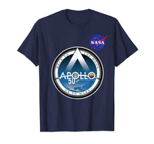 Load image into Gallery viewer, Apollo 50 Nasa Shirt - 50th Anniversary Blueprint Vintage  T-Shirt 88583
