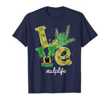 Load image into Gallery viewer, LOVE I Love You Sign Language SLP Life St Patrick's Day TShirt994778

