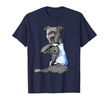 Load image into Gallery viewer, Women Gifts Pit bull Dog Tattoo I Love Mom TShirt205449
