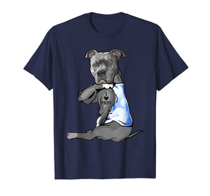 Women Gifts Pit bull Dog Tattoo I Love Mom TShirt205449
