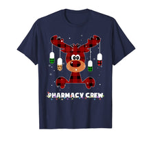 Load image into Gallery viewer, Red Plaid Reindeer Pharmacist Pharmacy Crew Christmas Gift T-Shirt-1449430
