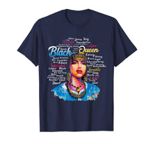 Load image into Gallery viewer, Black Queen T Shirt African American Tee Natural Afro T-Shirt-465262
