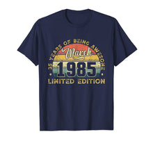 Load image into Gallery viewer, Vintage March 1985 Outfit 35th Birthday Gift 35 Years Old T-Shirt-375113
