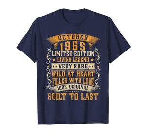 October 1965 Vintage Shirt 54th Birthday Gifts 54th Bday T-Shirt