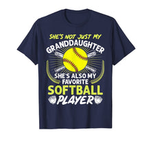 Load image into Gallery viewer, Funny My Granddaughter She's Also My Favorite Softball T-Shirt-185006
