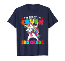 Load image into Gallery viewer, 3rd Grade Dabbing Unicorn Back to School Shirt Girls Gift T-Shirt 109728
